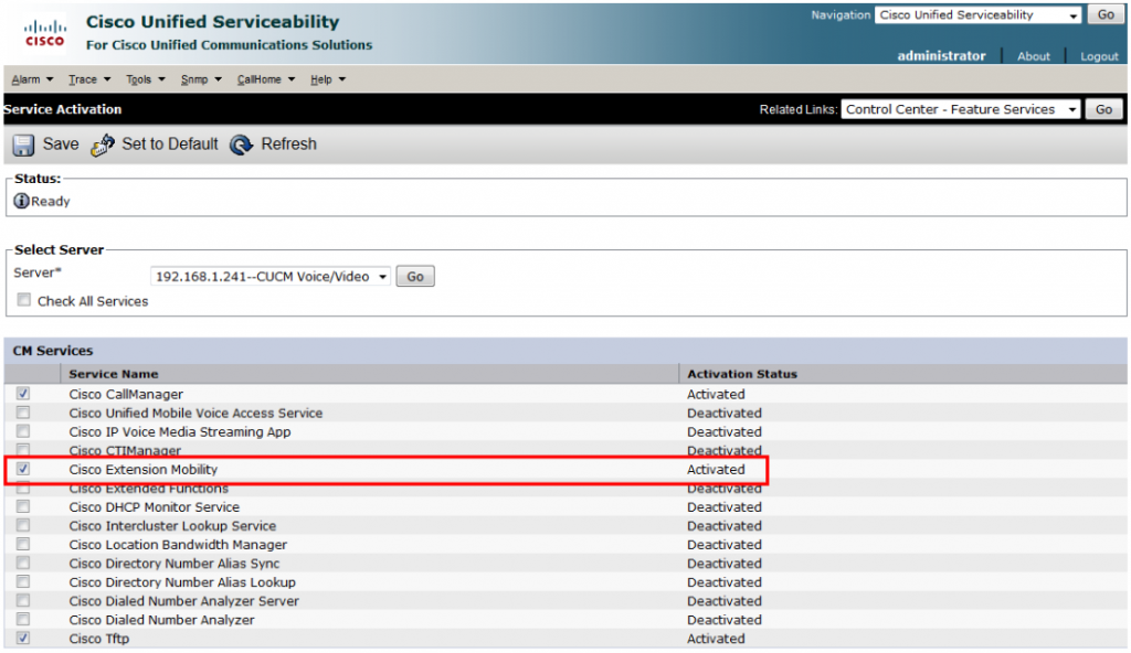 ALM callmanager configuration manual for CUCM release 12