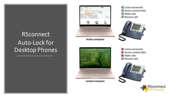 Protect sensitive data with Desktop Phone Auto-Lock make your telephony gdpr compliant