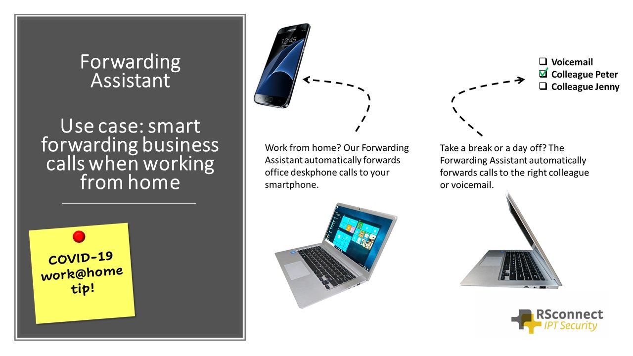 forwarding assistent for reroute cisco desphones to smartphone